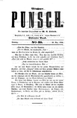 Münchener Punsch Sonntag 20. August 1854