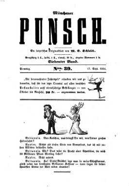 Münchener Punsch Sonntag 17. September 1854