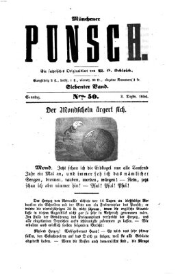 Münchener Punsch Sonntag 3. Dezember 1854