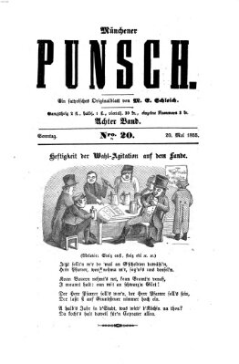 Münchener Punsch Sonntag 20. Mai 1855