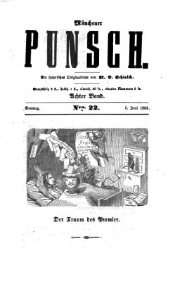 Münchener Punsch Sonntag 3. Juni 1855