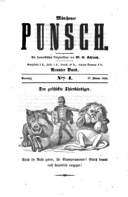 Münchener Punsch Sonntag 27. Januar 1856