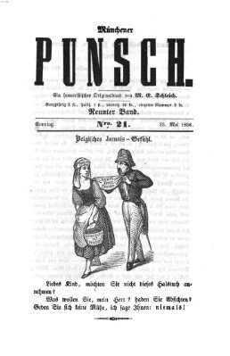 Münchener Punsch Sonntag 25. Mai 1856