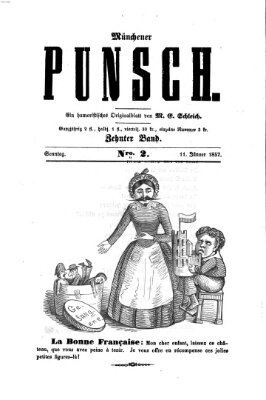 Münchener Punsch Sonntag 11. Januar 1857