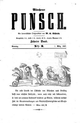 Münchener Punsch Sonntag 1. März 1857