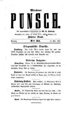 Münchener Punsch Sonntag 24. Mai 1857