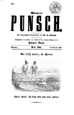 Münchener Punsch Sonntag 29. November 1857