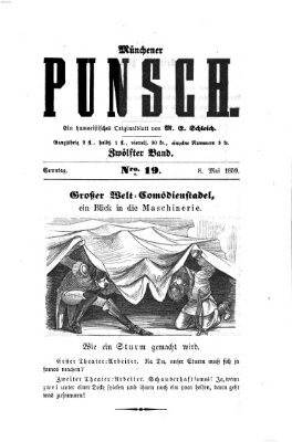 Münchener Punsch Sonntag 8. Mai 1859