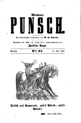 Münchener Punsch Sonntag 22. Mai 1859