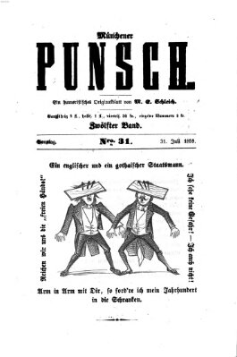 Münchener Punsch Sonntag 31. Juli 1859