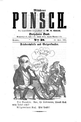 Münchener Punsch Sonntag 16. September 1860