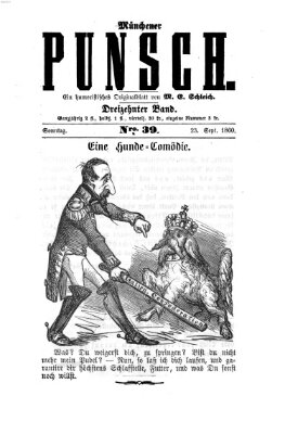 Münchener Punsch Sonntag 23. September 1860