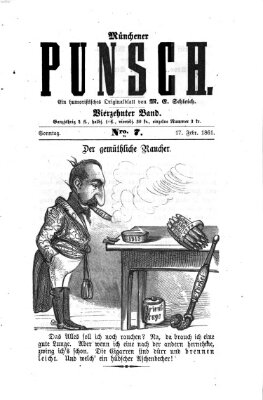 Münchener Punsch Sonntag 17. Februar 1861