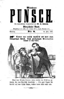 Münchener Punsch Sonntag 24. Februar 1861