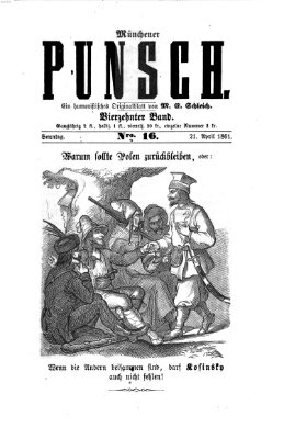 Münchener Punsch Sonntag 21. April 1861