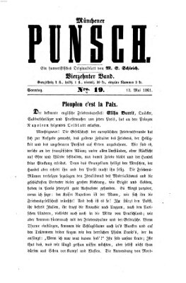 Münchener Punsch Sonntag 12. Mai 1861