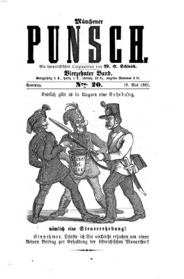 Münchener Punsch Sonntag 19. Mai 1861