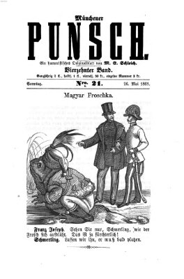 Münchener Punsch Sonntag 26. Mai 1861