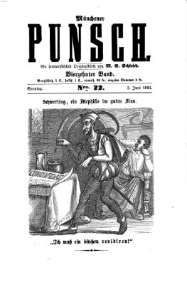 Münchener Punsch Sonntag 2. Juni 1861