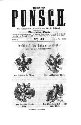 Münchener Punsch Sonntag 24. November 1861