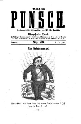 Münchener Punsch Sonntag 8. Dezember 1861