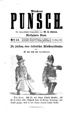 Münchener Punsch Sonntag 16. März 1862