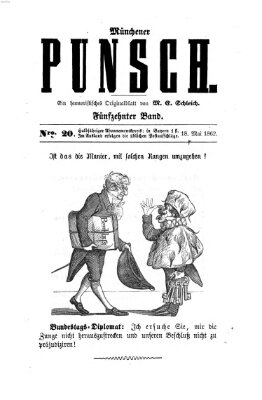 Münchener Punsch Sonntag 18. Mai 1862