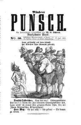 Münchener Punsch Sonntag 27. Juli 1862