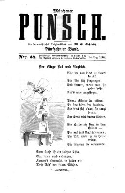 Münchener Punsch Sonntag 24. August 1862