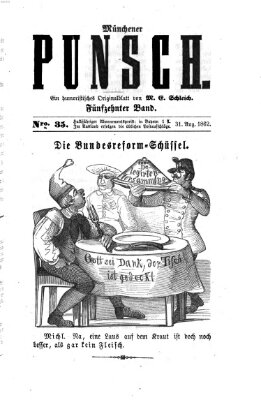 Münchener Punsch Sonntag 31. August 1862