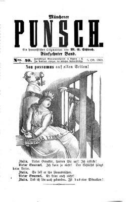 Münchener Punsch Sonntag 5. Oktober 1862