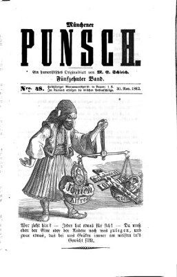 Münchener Punsch Sonntag 30. November 1862