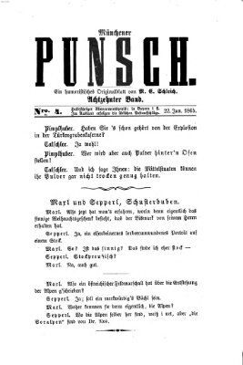 Münchener Punsch Dienstag 22. Januar 1856