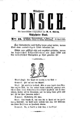 Münchener Punsch Mittwoch 30. April 1856