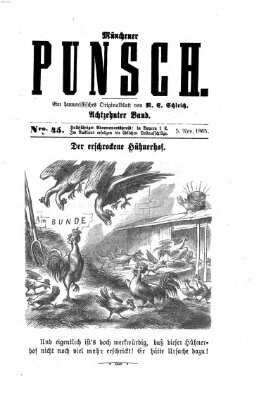 Münchener Punsch Mittwoch 5. November 1856