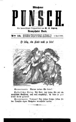 Münchener Punsch Sonntag 1. April 1866