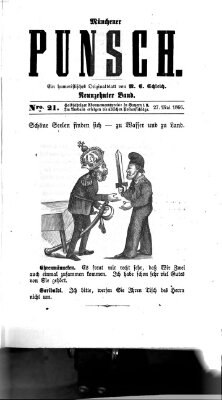 Münchener Punsch Sonntag 27. Mai 1866