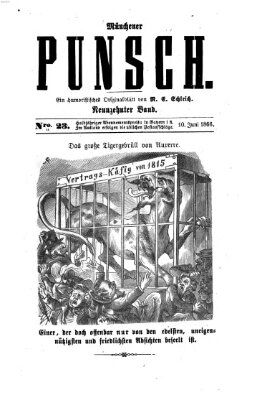 Münchener Punsch Sonntag 10. Juni 1866