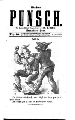 Münchener Punsch Samstag 30. Juni 1866