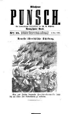 Münchener Punsch Sonntag 4. November 1866