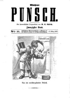 Münchener Punsch Sonntag 17. März 1867