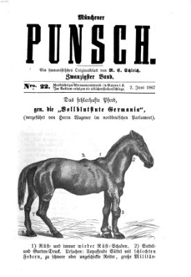 Münchener Punsch Sonntag 2. Juni 1867