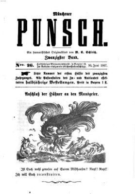 Münchener Punsch Sonntag 30. Juni 1867