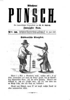 Münchener Punsch Sonntag 28. Juli 1867