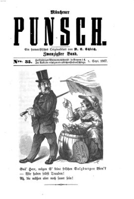 Münchener Punsch Sonntag 1. September 1867