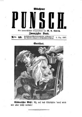 Münchener Punsch Sonntag 8. Dezember 1867