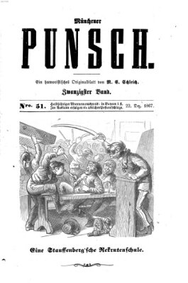 Münchener Punsch Sonntag 22. Dezember 1867