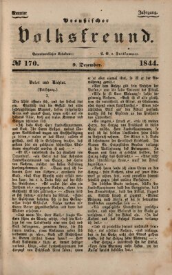 Preußischer Volksfreund Montag 9. Dezember 1844