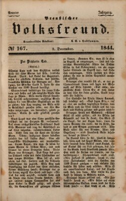 Preußischer Volksfreund Dienstag 3. Dezember 1844