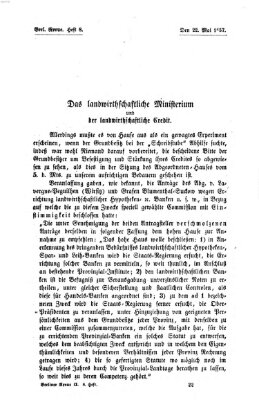 Berliner Revue Freitag 22. Mai 1857